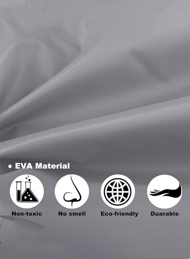 2 Pack Rain Coat, Reusable EVA Rain Ponchos for Adults with Drawstring Hood for Women Men, Camping, Hiking, Travelling - Image 4
